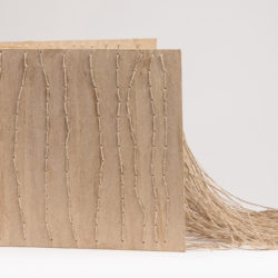 Prairie, (exterior), 2018, 10.25" x 47" x 15.25", book & paper board, paper, jute cord
