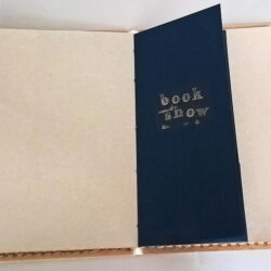 Book Show, (inside) 2014, 9.75 x 12.75 x 6,5", board, paper, hemp cord
