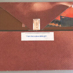 LostGirlsFound, (outside) 2014, 34.5 x 10.5", paper/s