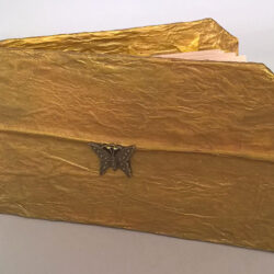 Mariposa 1, (inside) 2016, 4 x 13.5 x .6.75", mixed media/artists' book