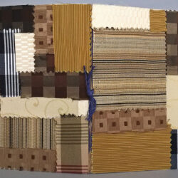 Double Patch, (outside) 2015, 7.75 x 11 x 5.5", board, paper, cloth, hemp cord