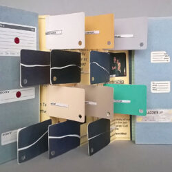 Prioritaire, (inside) 2013, 8.75 x 15.5 x 4.25", board, paper/s